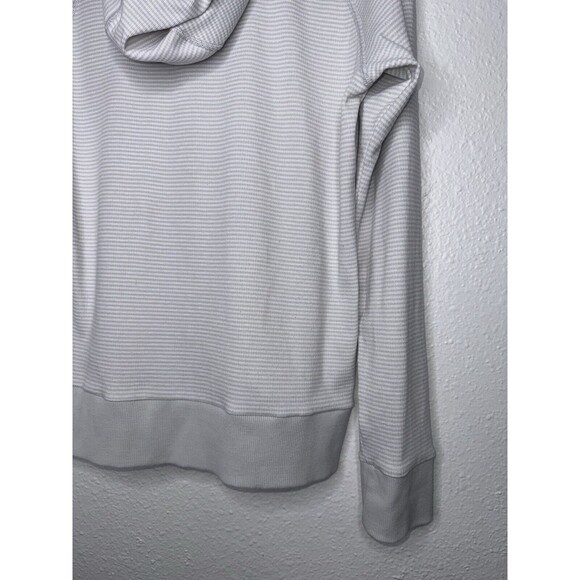 Kuhl Women's Stria Hoodie Size Small Pullover Gray White Striped Lightweight - Picture 13 of 16